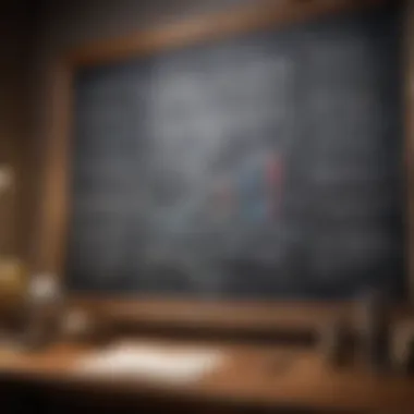 The Psychology of Trading Success A motivational quote about trading and success on a chalkboard