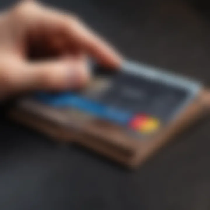 Debit Card in a Modern Wallet