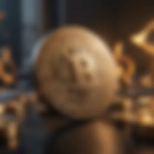 Blockchain Technology Behind Decentral Games Coin An intricate diagram showcasing the blockchain technology behind Decentral Games Coin.