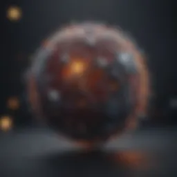 Abstract representation of decentralized network