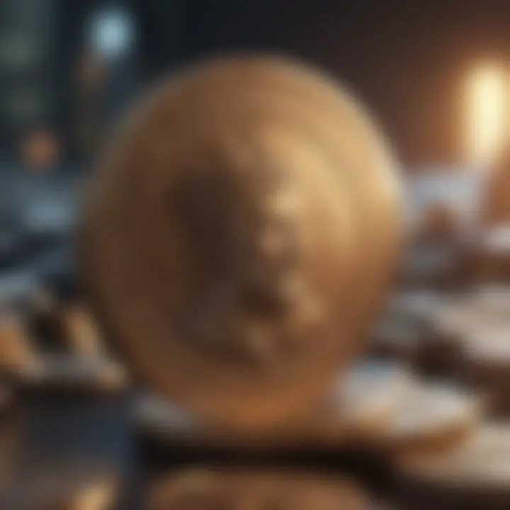 Illustration illustrating the market trends of Floki Inu Coin