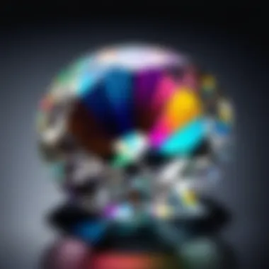 Dazzling Color Spectrum Diamond color spectrum demonstrating rarity and value