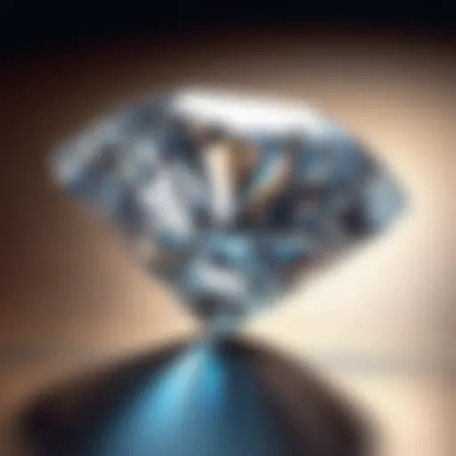 Elegant diamond cut showcasing precision and brilliance