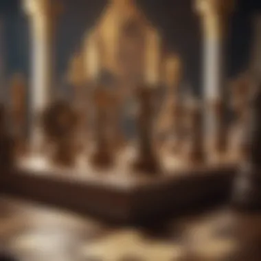 Strategic Moves of DefiKingdoms in Decentralized Finance Abstract concept of DefiKingdoms as a dynamic chessboard