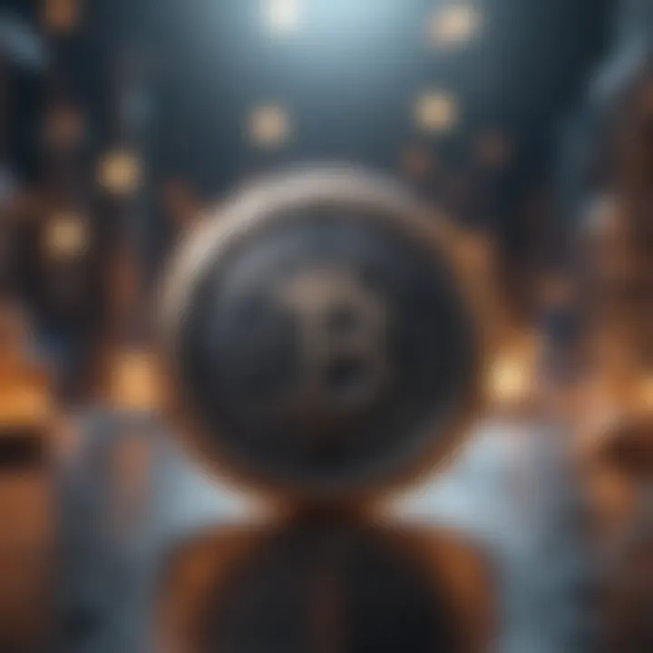 Blockchain Technology Abstract Representation