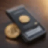 Digital Wallet and Cryptocurrency Concept Digital Wallet and Cryptocurrency Concept