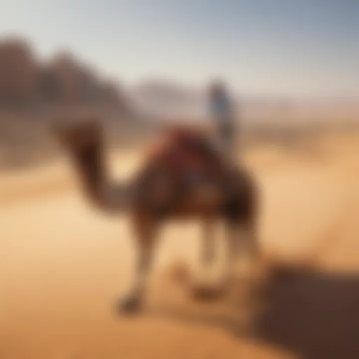 Dubai desert safari with camel ride