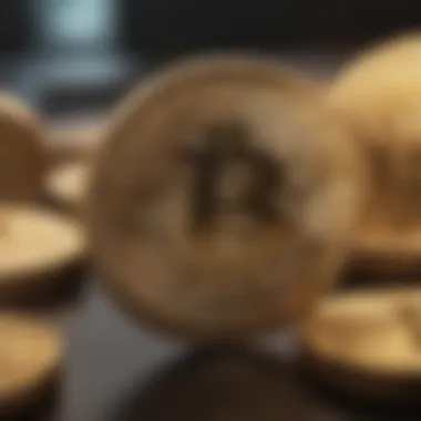 Digital Assets in the Cryptocurrency Sphere Visual representation of digital assets in the cryptocurrency sphere