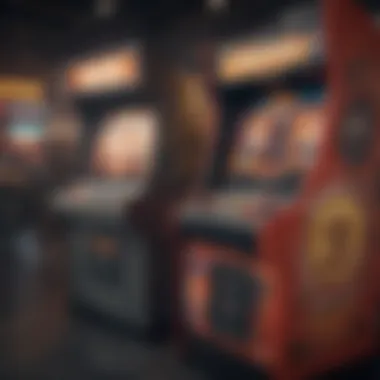 Illustration symbolizing the impact of digital currencies on traditional arcade experiences