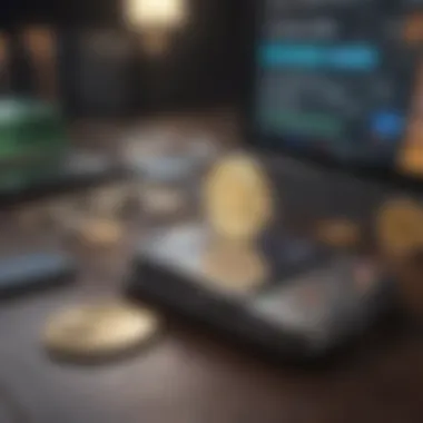 Exploring the Future of Digital Wallets A futuristic digital wallet displaying various cryptocurrencies