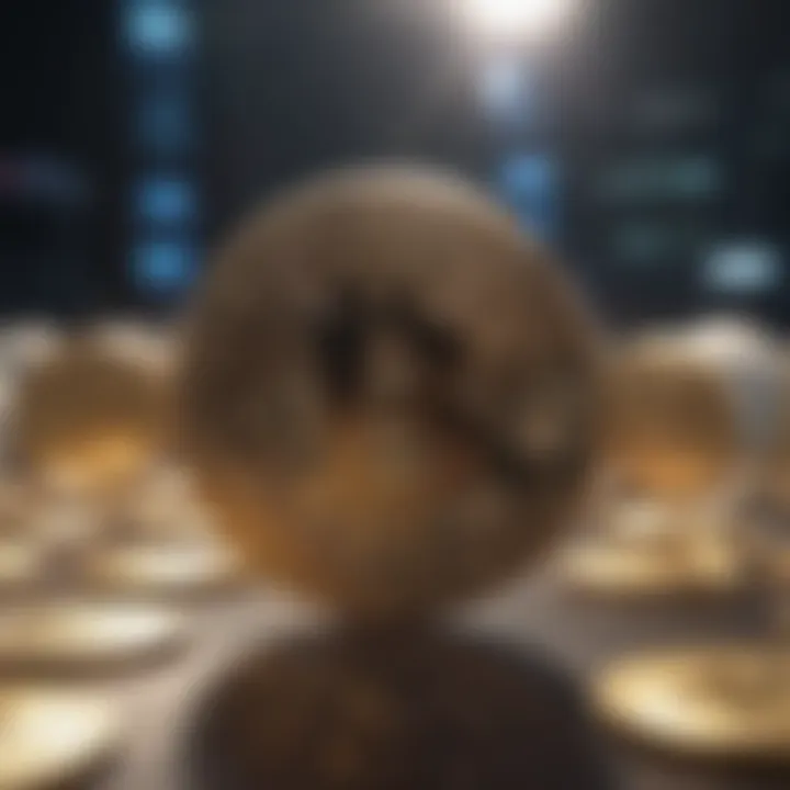 Mapping the Digital Currency Landscape An intricate digital currency network visualization