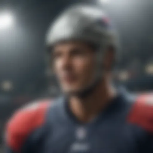 Abstract representation of the digital revolution in sports
