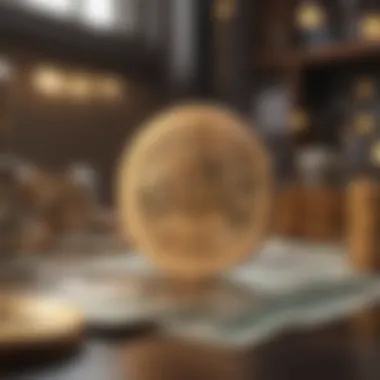 Illustration of digital tools for currency exchange optimization