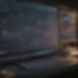 Modern digital trading platform with interactive graphs