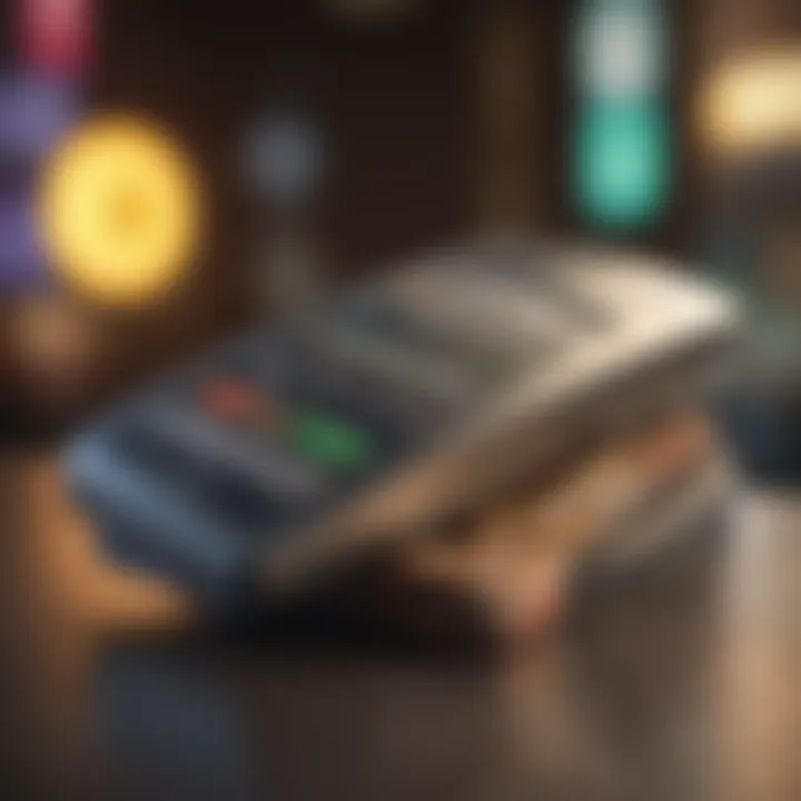 Abstract representation of digital transactions