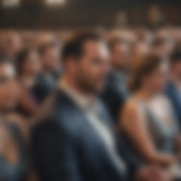 Attendees at the Auction Diverse crowd attending US Marshals Auction in Austin, Texas