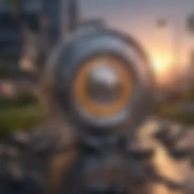 Art-Tech Fusion Dynamic digital collage showcasing the fusion of art and technology in NFT minting projects