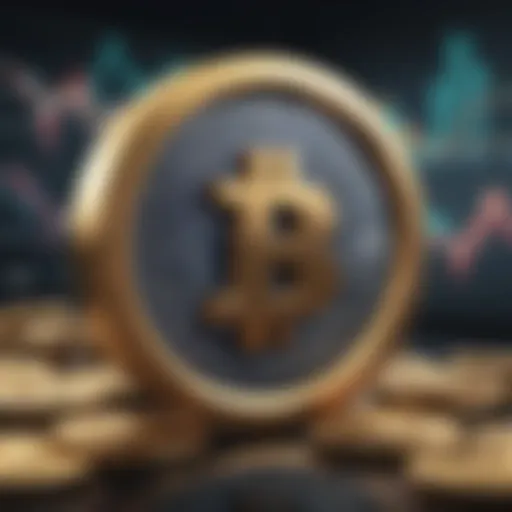 Abstract concept artwork of forex and crypto market dynamics