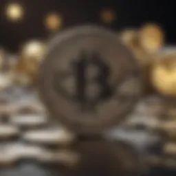 Visual representation of cryptocurrency growth