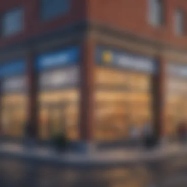 Facade of Walmart Store Walmart Store Front