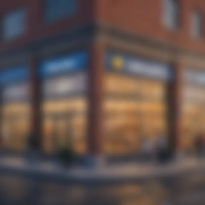 Facade of Walmart Store Walmart Store Front