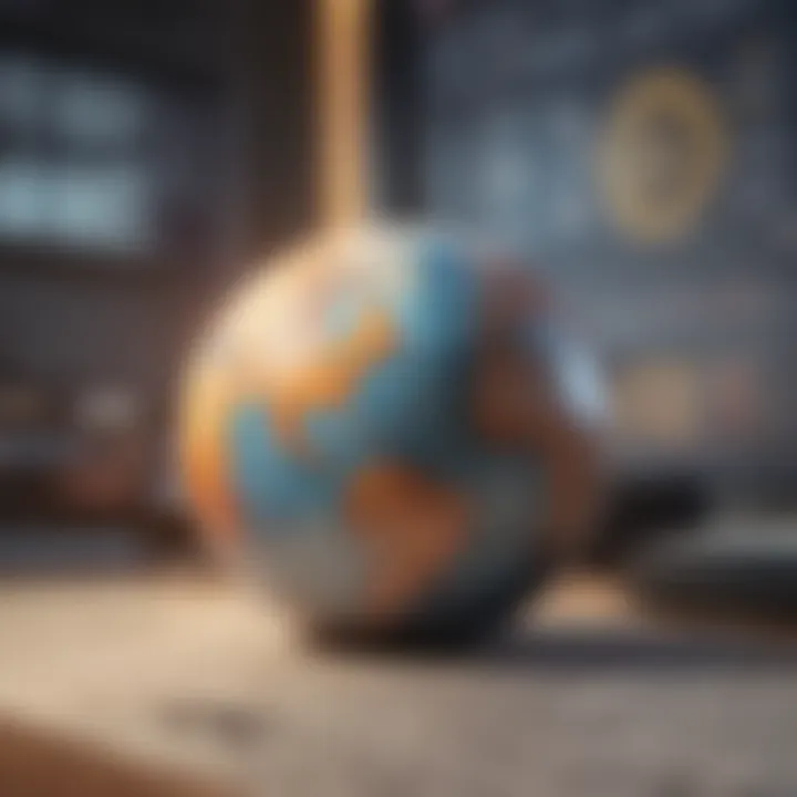 Infographic showing sources of economic news