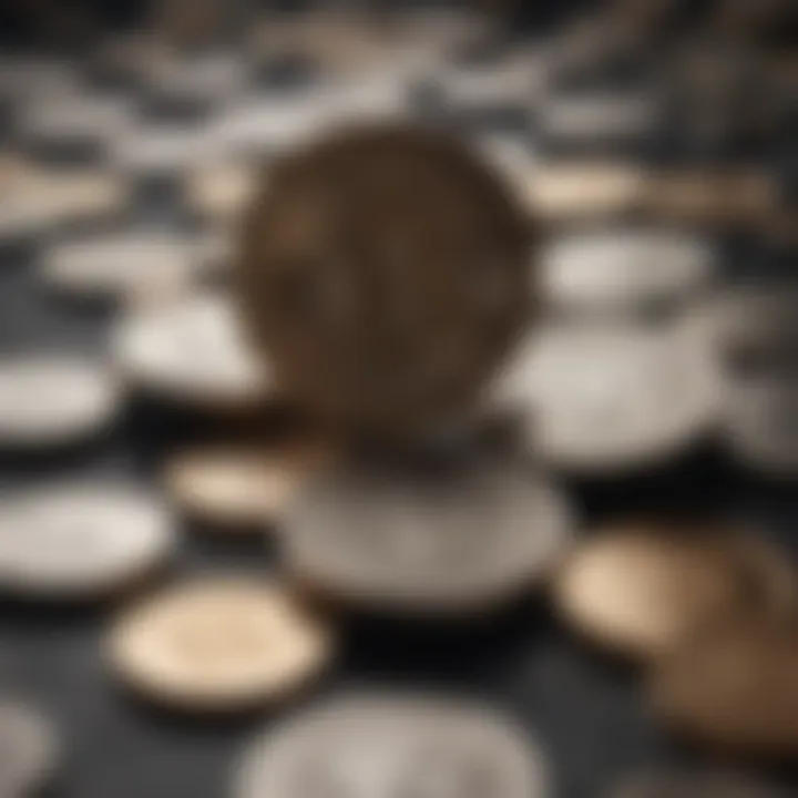 Accumulating Matic coin effortlessly concept