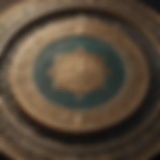 Elegant Islamic Coin Design