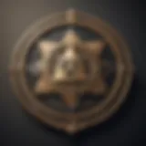 Elegantly Crafted Emblem of Sobriety