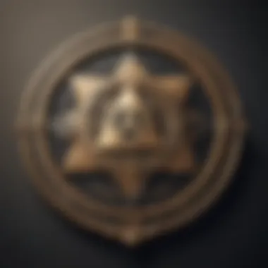 Elegantly Crafted Emblem of Sobriety