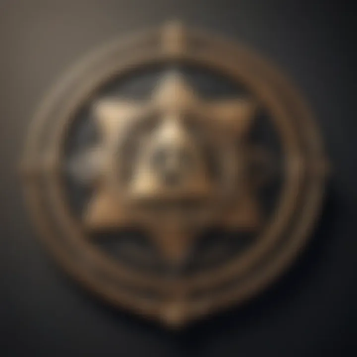 Elegantly Crafted Emblem of Sobriety