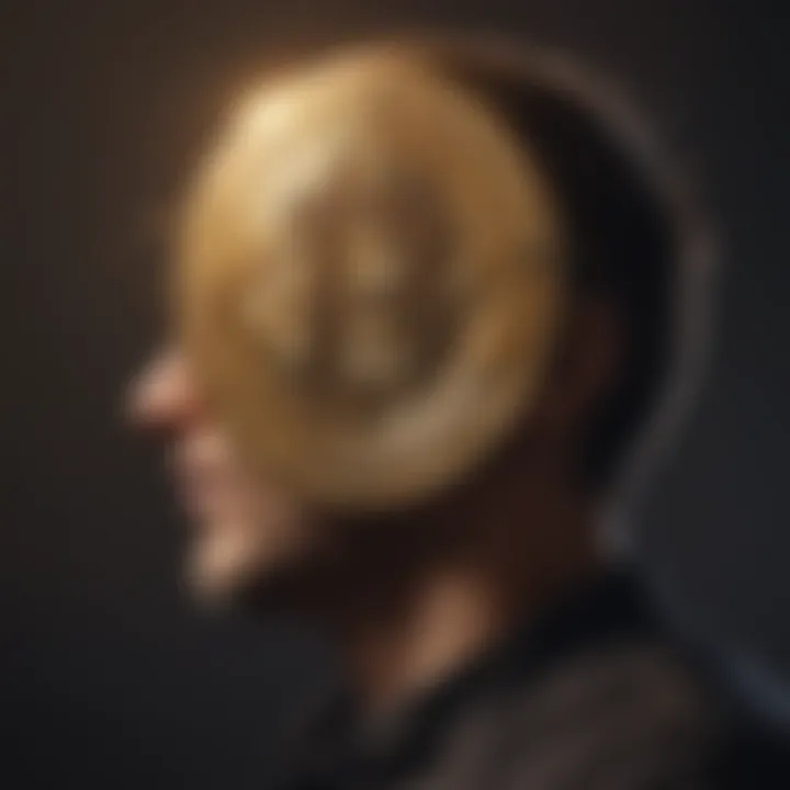 Bitcoin and Neuralink Concept