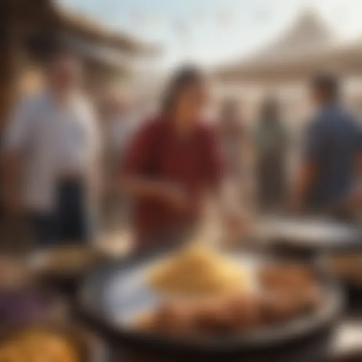 A captivating cultural festival celebrating salt as a traditional ingredient in various cuisines.