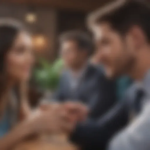 Professional networking event