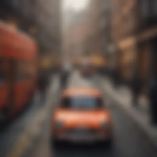 A bustling London street showcasing diverse job opportunities