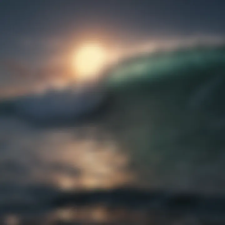 Abstract interpretation of gentle waves under moonlight