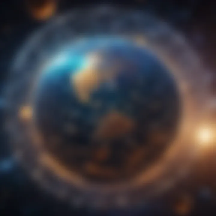 Ethereal Network of Interconnected Nodes