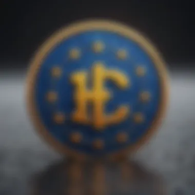 Symbolic Representation of EU Digital Currency EU Flag in Binary Code
