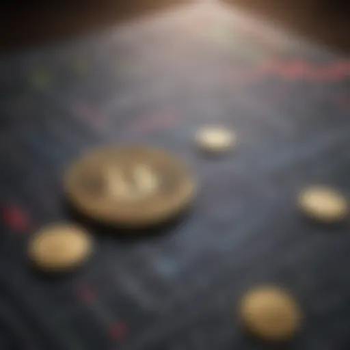 Analyzing Currency Fluctuations A financial chart showcasing currency fluctuations over time