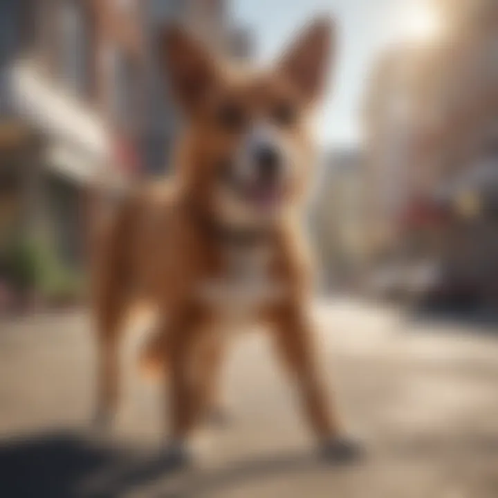 Innovative depiction of the evolving dog NFT landscape