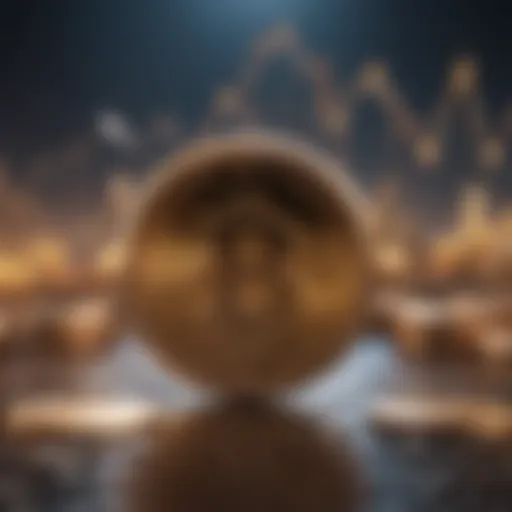 Abstract representation of exchange rate fluctuations impacting the USD