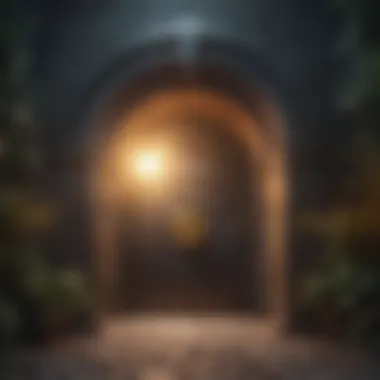 Gateway to Digital Wealth Cryptocurrency Vault Entrance