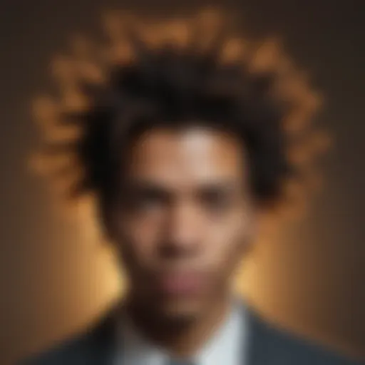 Abstract Basquiat NFT art piece