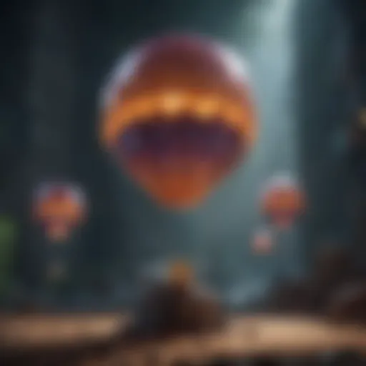 Abstract Crypto Airdrop Concept