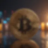 Abstract digital art representing cryptocurrency market trends