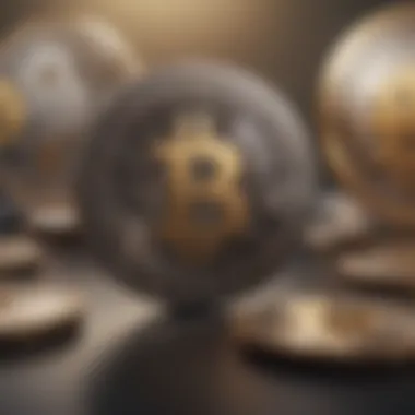 Innovative Technologies in Crypto Coins Futuristic artwork symbolizing technological advancements in cryptocurrencies