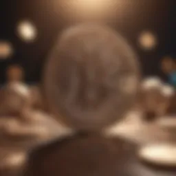 Abstract representation of penny cryptocurrencies