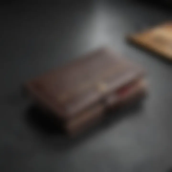 Sleek and stylish wallet for managing diverse digital assets