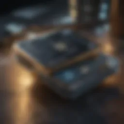 Abstract representation of digital wallet security