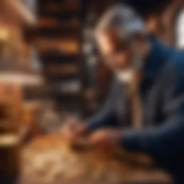 Local Coin Vendor at Work
